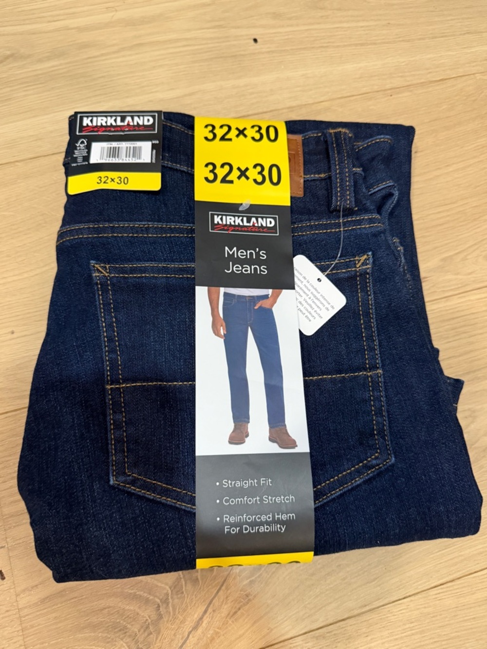 Kirkland Signature Men’s Straight Leg Jeans NWT Size 32x30